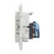  ODACE DBL RJ45 CAT6 UTP BLC 