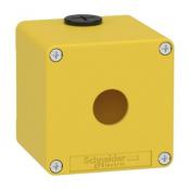  Boitier vide jaune 1 trou 22mm 