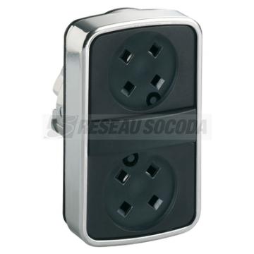  BOUTON DOUBLE METALLIQUE 