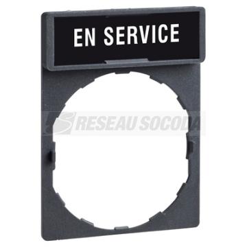  Porte tiquettes EN SERVICE 