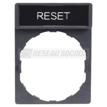  Porte tiquettes RESET 