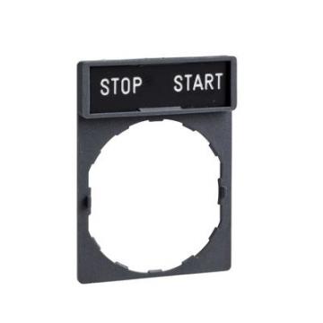  Porte tiquettes STOP-START 