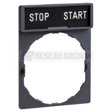  Porte tiquettes STOP-START 