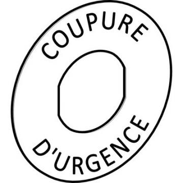  ETIQUETTE CIRCULAIRE JAUN 