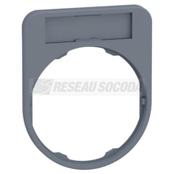  Porte-tiquette plat 40x50 gri 