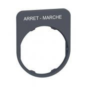  LEGEND PLATE-ARRET-MARCHE 