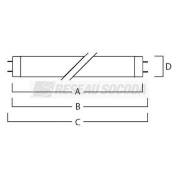  Lampes spciales Tube F36W T8 