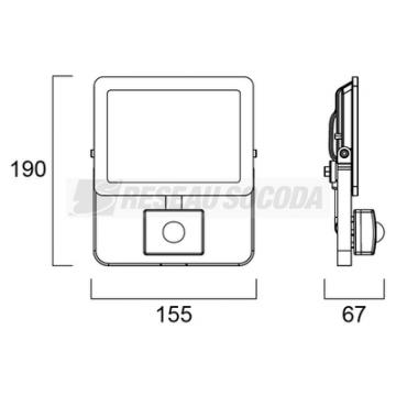  START eco Flood Flat IP54 31W 