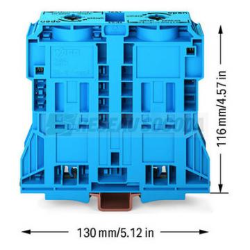  Borne passage 2c 185mm bleu 